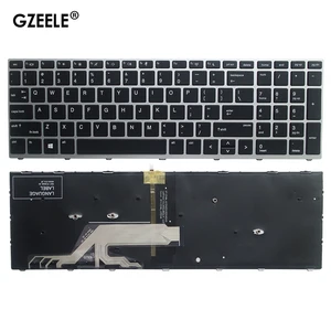 Keyboard Laptop AS/RU/Inggris/SP/FR Baru untuk HP PROBOOK 470 G5 450 G5 455 G5 650 G4 650 G5 Keyboard Bahasa Inggris 10 penjualan terbaik hp probook 470 g1 - №