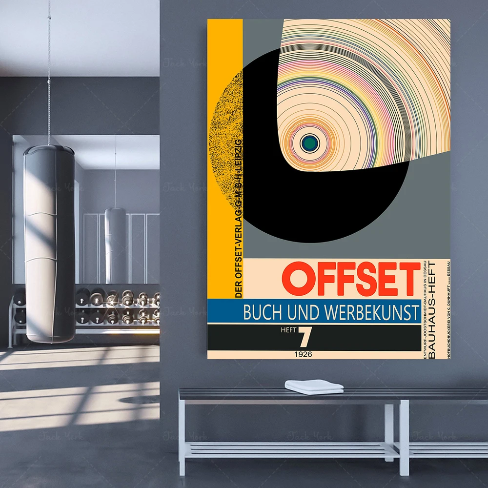 

Bauhaus Poster by Joost Schmidt Bauhaus Magazine Cover Art