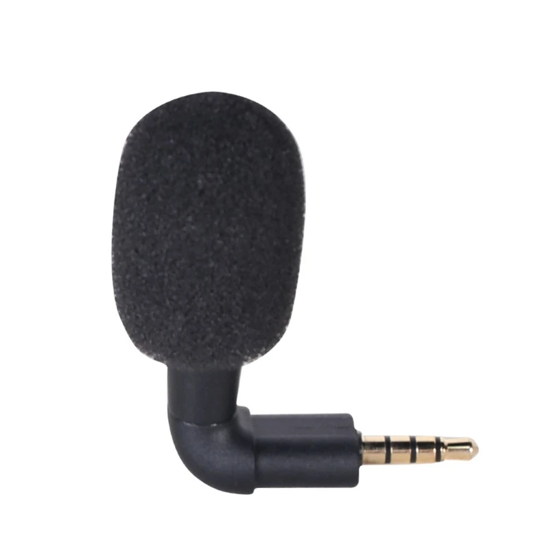 OOTDTY Noise Cancelling Mic Professional Microphone Type C/ 3.5mm Mini Mobile Phone Mic for Speech Vlog Recording Interview