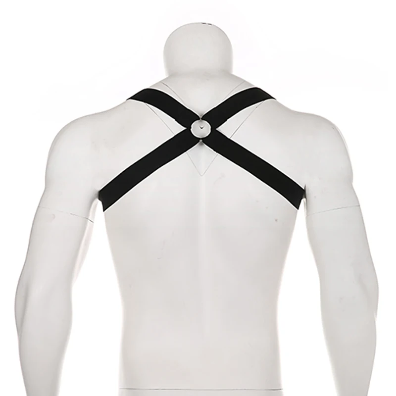 CLEVER-MENMODE Sexy Harness Straps Bondage Belt Underwear Men Fetish Hollow Lingerie Elastic Erotic Costume harness Hombre