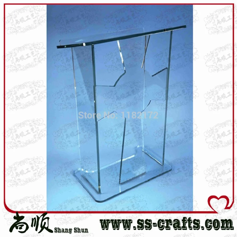 

Free shipping Clear clear acrylic podium pupit lectern