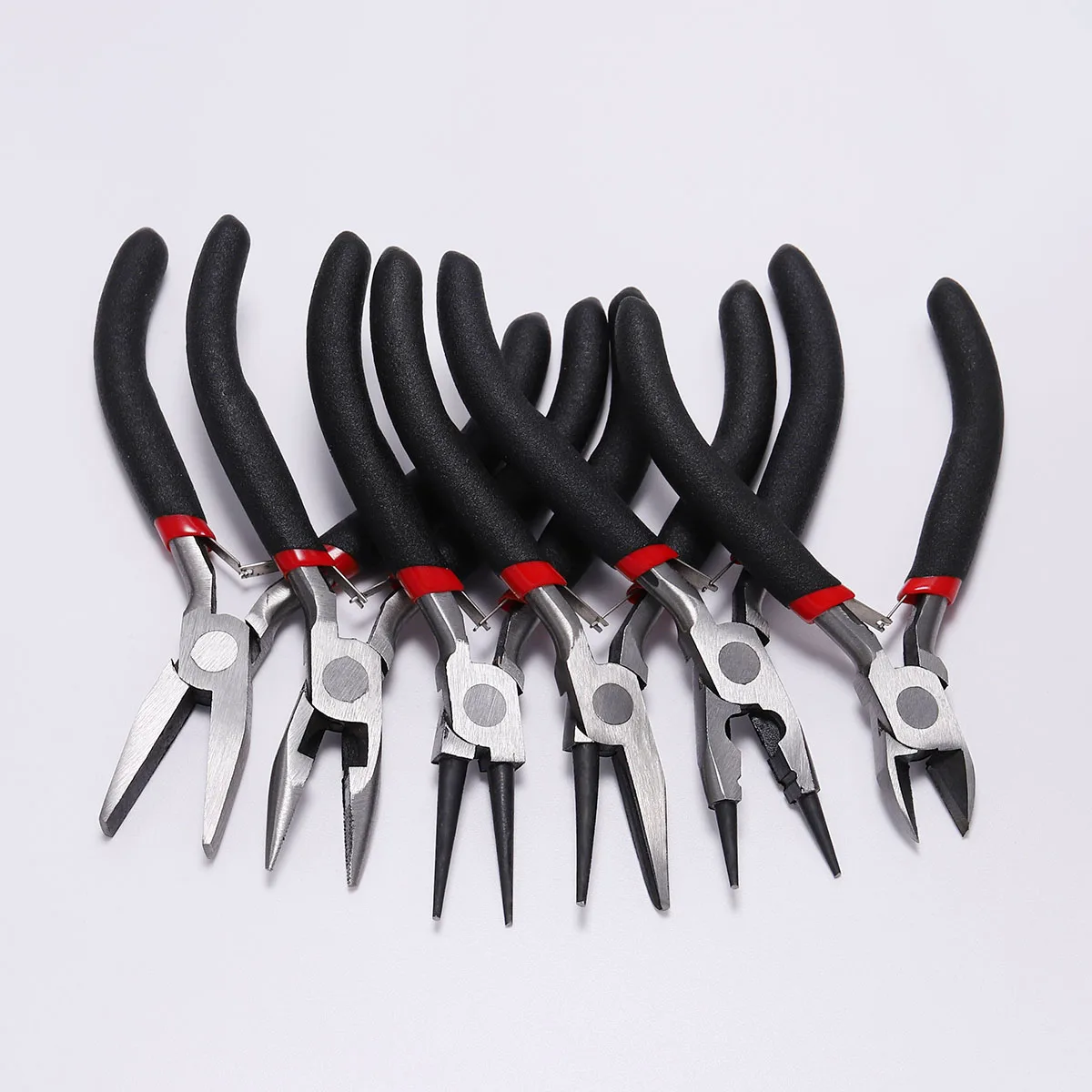 12 Kinds Jewelry Pliers Tools & Equipment Kit Long Needle Round Nose Cutting Wire Pliers For Jewelry Making Handmade Accessories