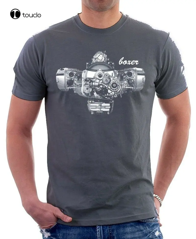 Boxer Engine R1200Gs Rt 1200 Gs R Adventure R1200Rt R1200R Grey Tshirt