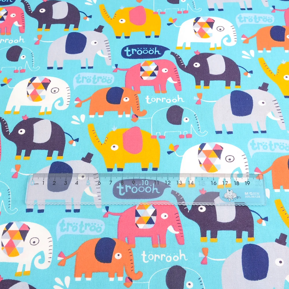 Teramila 100%Cotton Twill Fabric Home Textile DIY Patchwork for Sewing Cloth Cartoon Dog Pet Style Quilt Needlework By the Meter - Image 3