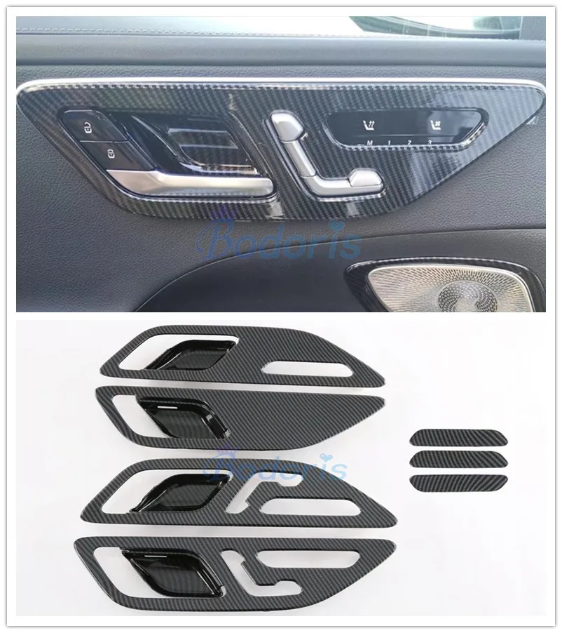 

For Mercedes Benz C Class W206 C180 C200 C300 2022 2021 Door Hnadle Bowl Insert Trim Grab Handle Panels Auto Interior Accessory