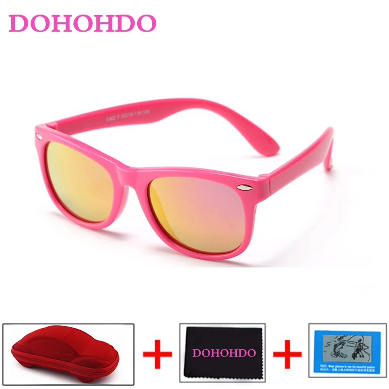 

DOHOHDO Kids Sunglasses Boys Girls Baby Infant 2022 Fashion Polarized Sun Glasses UV400 Eyewear Child Shades Gafas Oculos De Sol