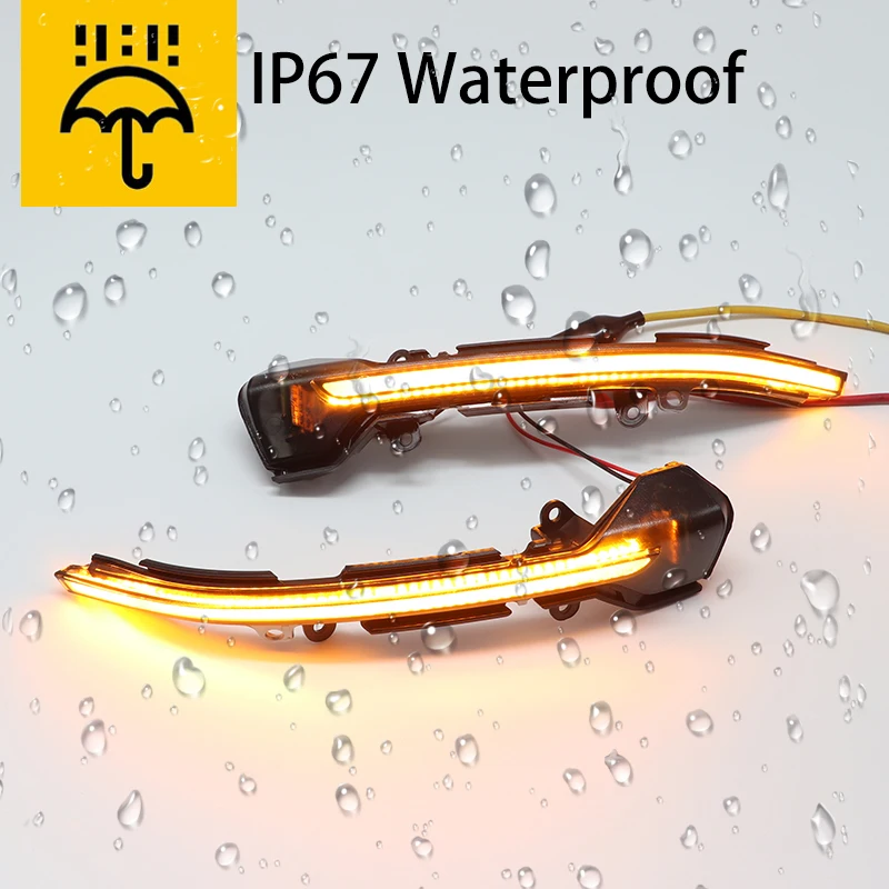 لمقعد ليون Mk3 5F إيبيزا Mk5 KJ أرونا 2018 ديناميكية LED بدوره إشارة الجانب مرآة مؤشر ضوء متسلسل الوامض