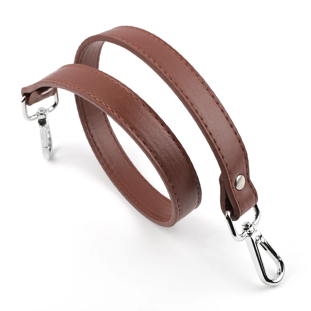 1pc 62cm PU Leather Handle Replacement Bag Straps Detachable Shoulder Handbag Handles Bag Accessories Parts Red Black Yellow