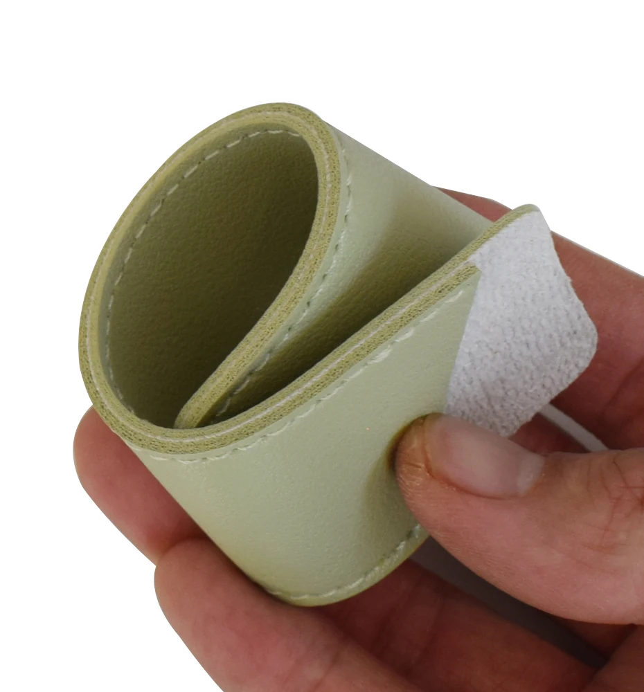 PU Leder Stift Schutz Abdeckung Halter Weiche Bleistift Fall Schreiben Materialien Pencilcase Schreibwaren Büro Schule Liefert Geschenk – Detail 6