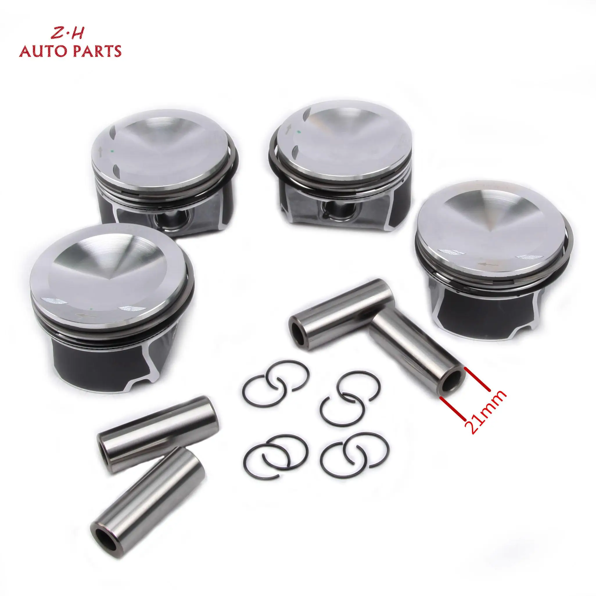 Φ82.51mm / Φ21mm Pistons & Rings Kit Assembly For Seat Leon VW Golf Scirocco 2.0 TSI CDLC CDLG Audi S3 TTS 2.0TESI 06D107066L