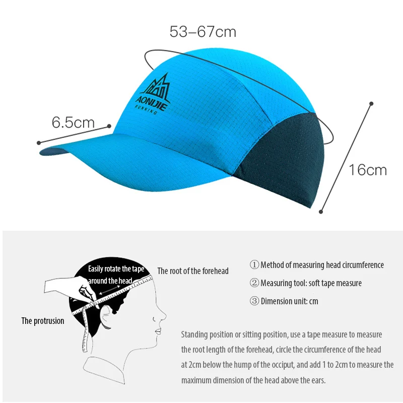 AONIJIE E4107 Fast Dry Sun Protection Men Women Summer Sports Sun Visor Cap Hat For Beach Golf Fishing Marathon Running Cycling