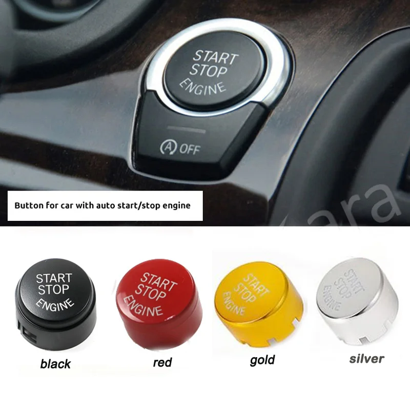 

Engine Start Stop Switch Ignition Button Replacement Cover for B MW 2009-2016