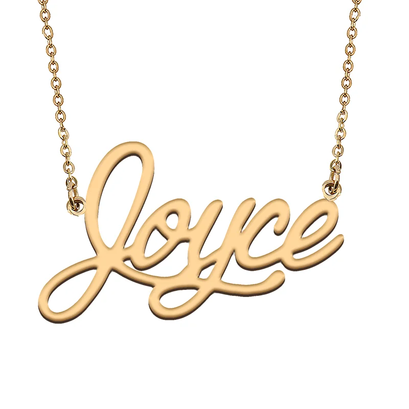 

Joyce Custom Name Necklace Customized Pendant Choker Personalized Jewelry Gift for Women Girls Friend Christmas Present