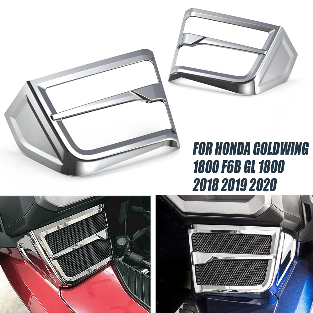 

2018 2019 2020 Chrome Speaker Grille For Honda GL1800 Gold Wing 1800 DCT/ Tour DCT/Tour DCT Airbag