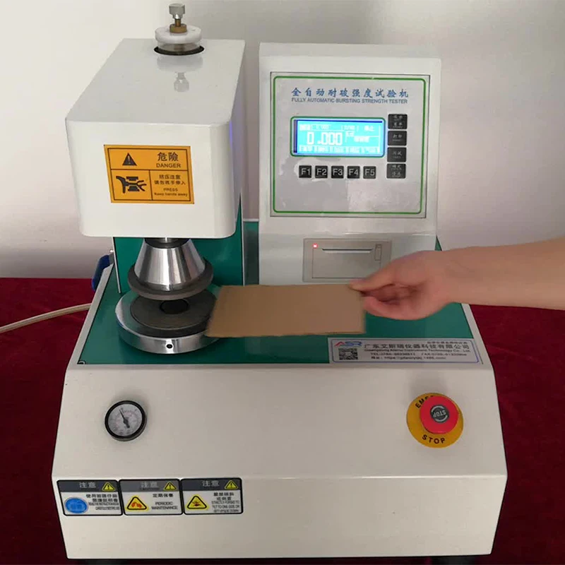 Automatische Prüfmaschine zur Prüfung der Platzkraft. Prüfmaschine zur Prüfung von Karton. Laborainstrumente