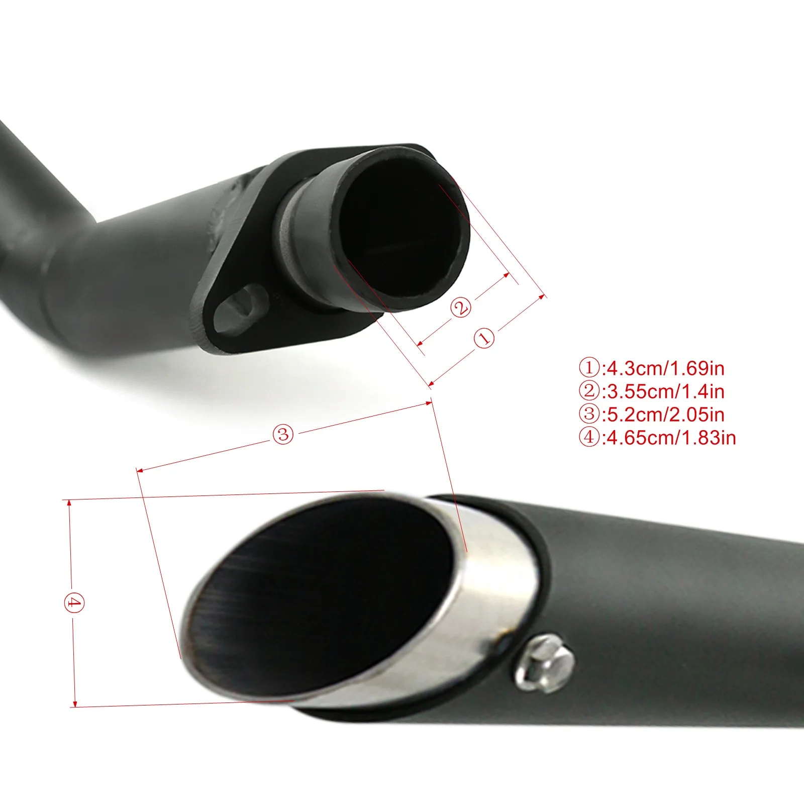 Exhaust System Pipe Kit Silencer Mufflers For Honda Shadow VT750 Spirit 750 Phantom 750 Aero 750 VT750C VT750C2 VT750C2B VT750DC