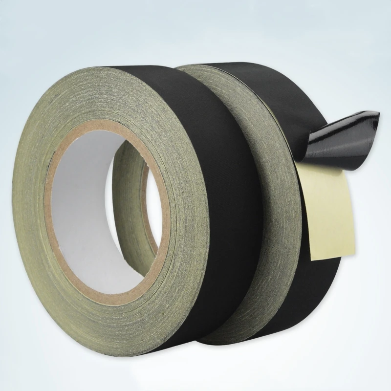 30M Black Acetate Cloth Single-sided Adhesive Tape Wire Bnding High Temperature Resistance Tape For Electric Phone LCD Repair