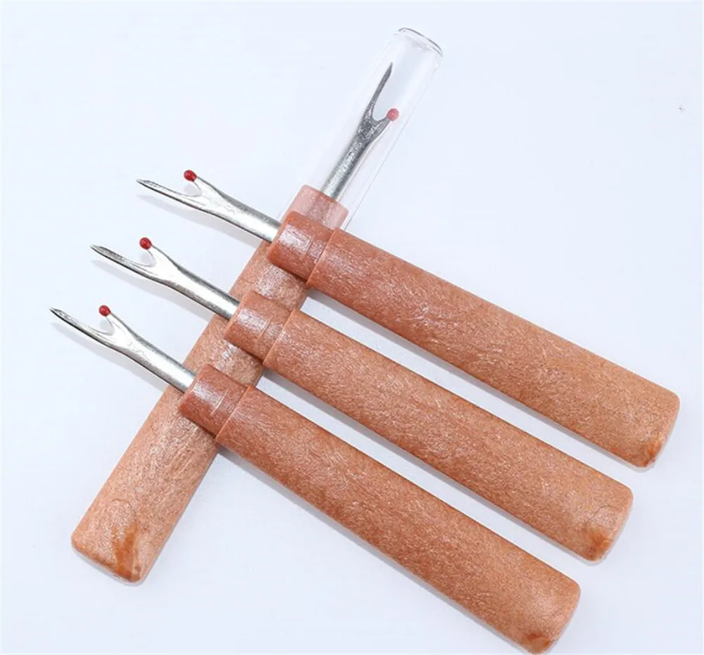 

New 200pcs/lot Sewing Cross-Stitch Tools Patchwork Thread Cutter Seam Ripper Take Out Stitches Device Needlework Sewing