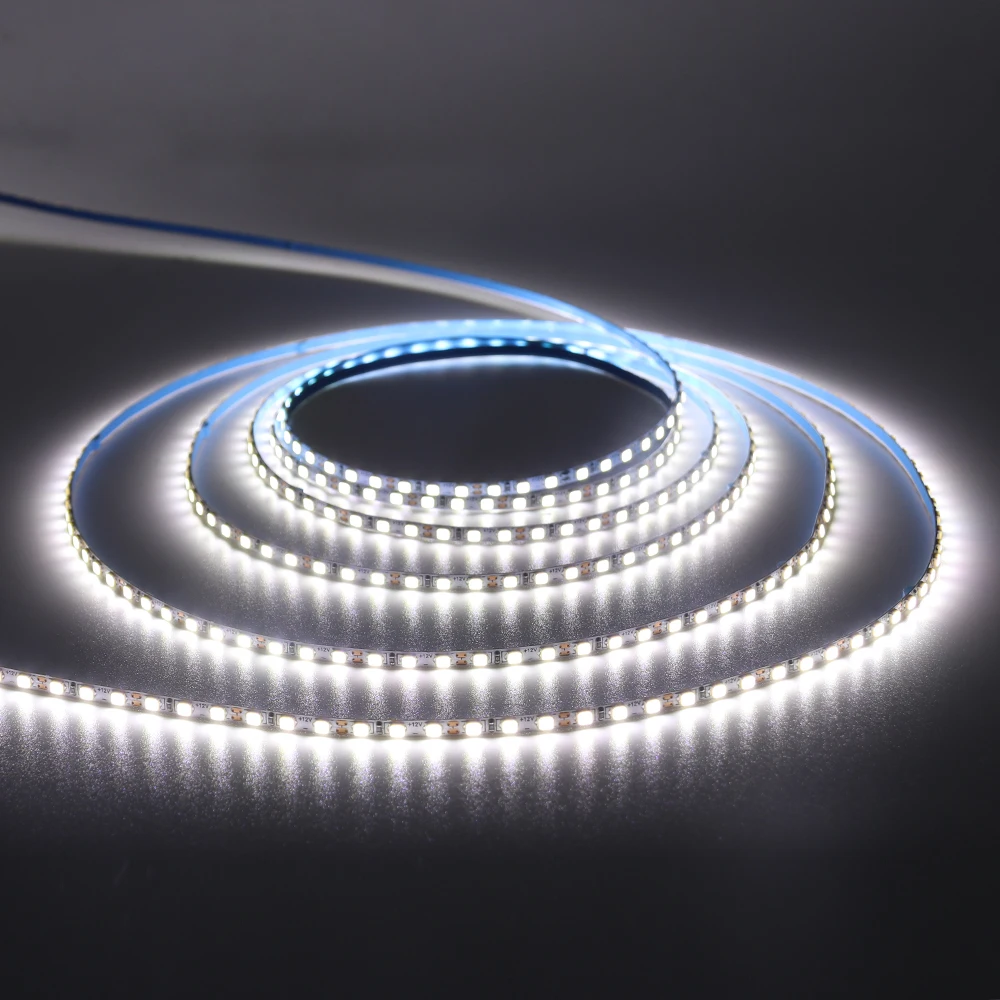 5m DC 12V LED Strip 2835 SMD 120LEDs/m 4MM flessibile LED Rope Ribbon Tape LED Light Lamp 3mm SMD 2025 LED Strip