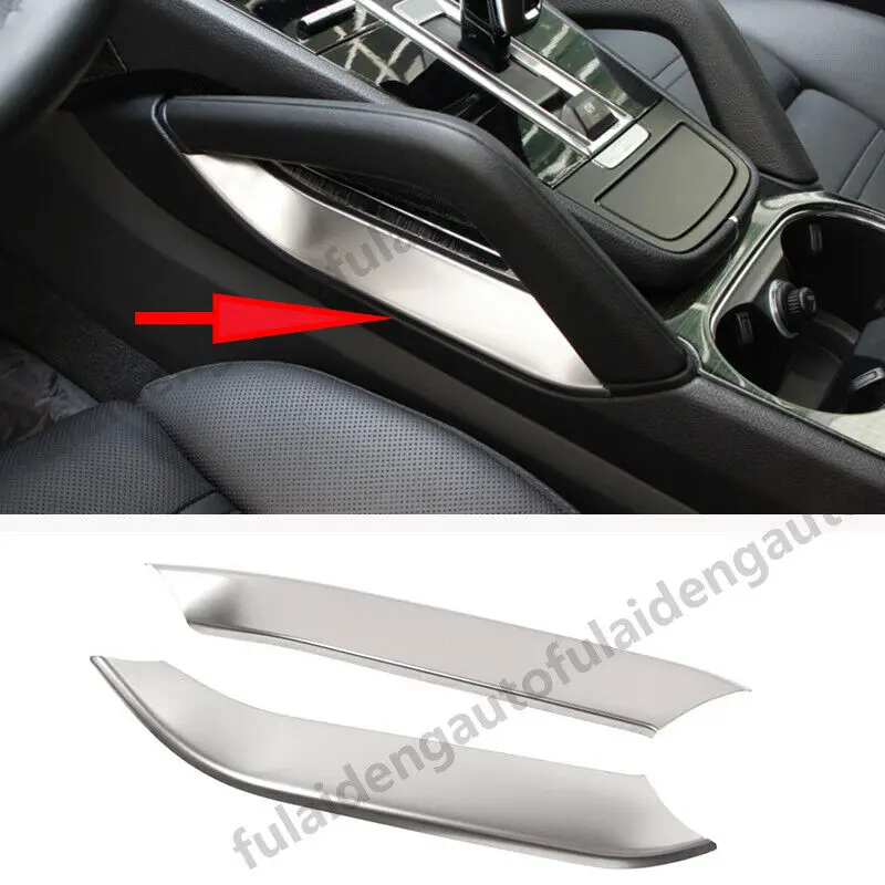 

For Porsche Cayenne 2018-2020 Matte Central control armrest lower Moulding trim Car Accessories