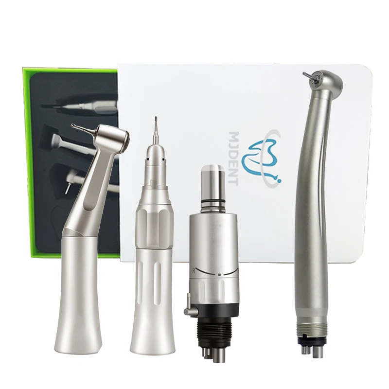 

Dental Turbine High Low Speed FX Handpiece Set Contra Angle Air Motor Kit Torque 2/4 Holes Dentistry Tool