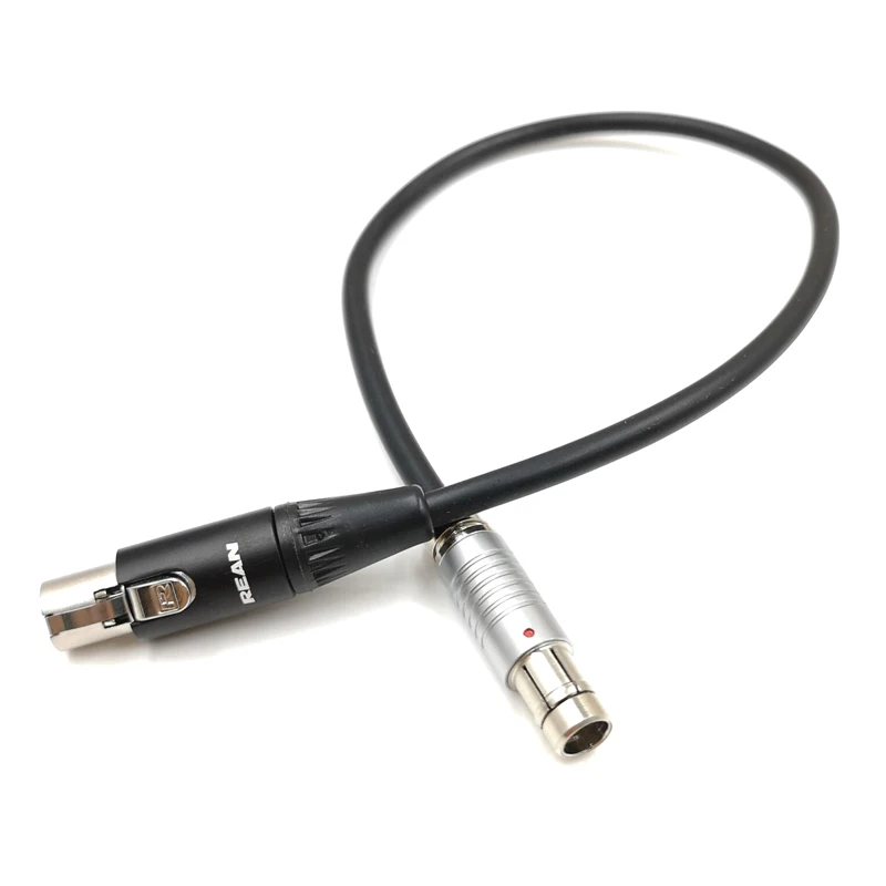 ARRI Alexa RS 3pin 12V zu mini xlr 4 pin weibliche für Tvlogic 055 056 058 Monitor power kabel – Detail 1