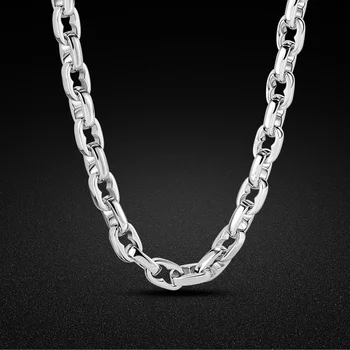 New Arrival Original Silver Necklace - 925 Silver Rolo Chain - Rock/Hip Hop Accessories - Silver Jewelry Silver Chain