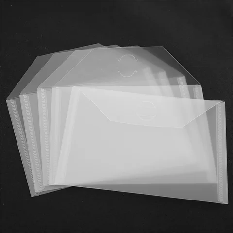 Пластиковые прозрачные кармашки для штампов 10 шт.