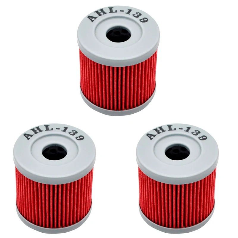 

3pcs Oil Filter for KAWASAKI KFX400 KFX 400 2003 2004 2005 2006 KLX400 KLX 400 2003