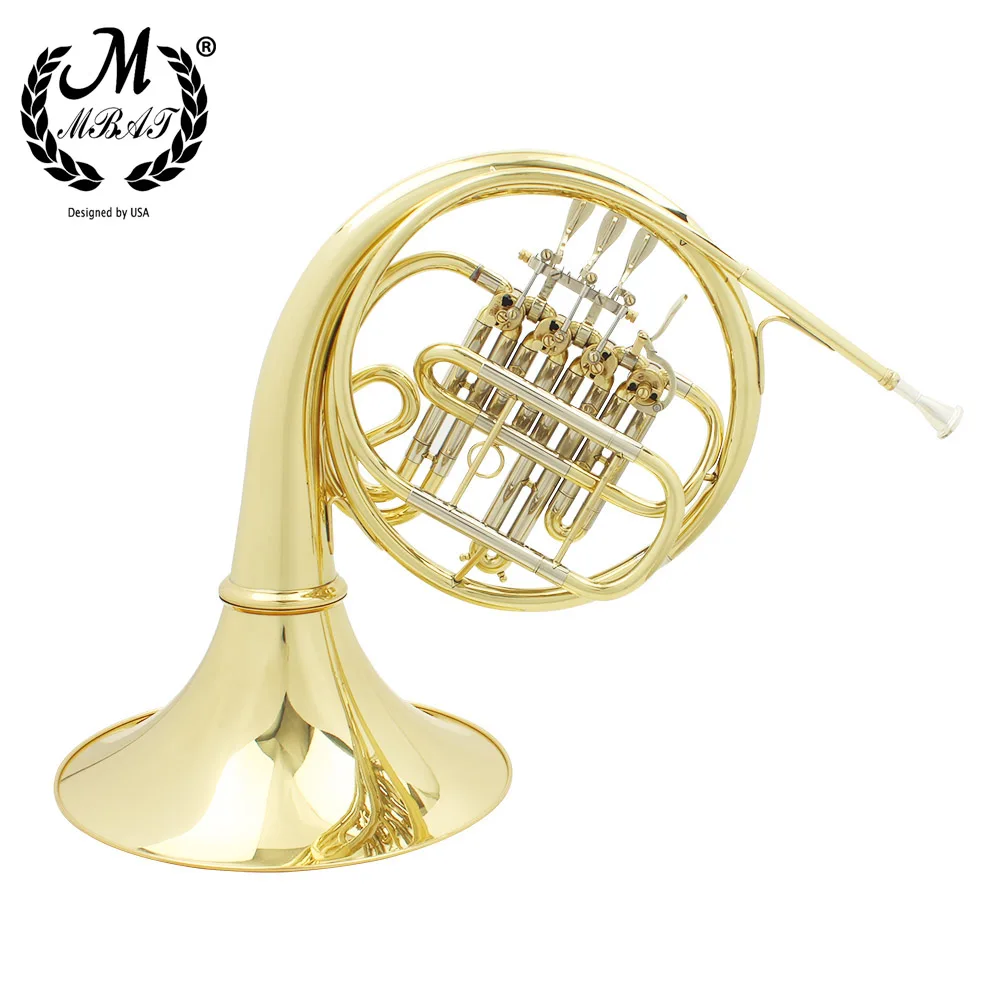 M MBAT French Horn Mouthpiece Metal Copper Alloy French Horn Mouthpiece Professional Gold Silver Plated Musical Instruments