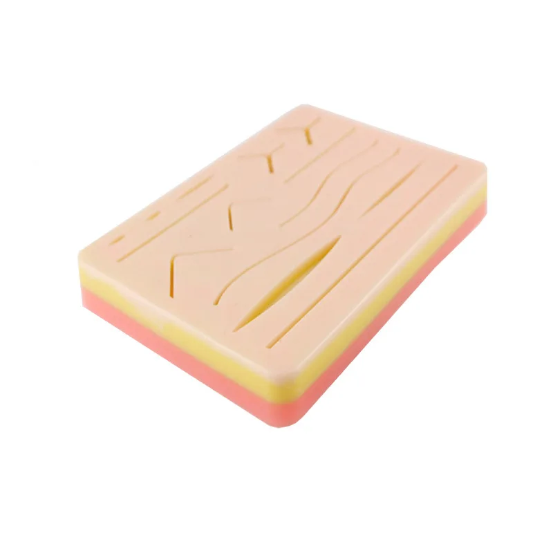 

Medical Silicone skins Pad Skin Suture Incision Surgical Training Kit traumatic pistol Simulation Training Tool Parts