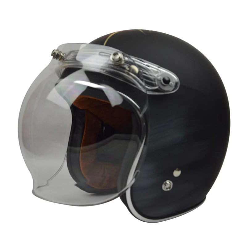 Open Face Helmet Visor Motorcycle Helmet Bubble Visor Casco Moto Visor Lens Capacete Bubble Shield Motorcycle Helmets Accessorie