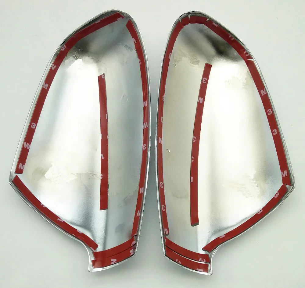 For 2004-2012 Peugeot 307 CC SW 407 Door Side Wing Mirror Chrome Cover Rear View Cap Accessories 2pcs per Set Car Stying