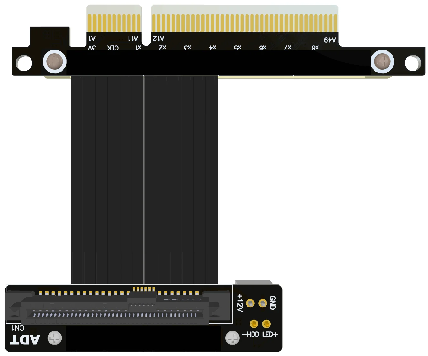 ADT-Link PCI Express 4.0 X8 To U.2 NVMe SFF-8639 NVME Extension Cable For PCIe X8 To U.2 SSD Extension Cable