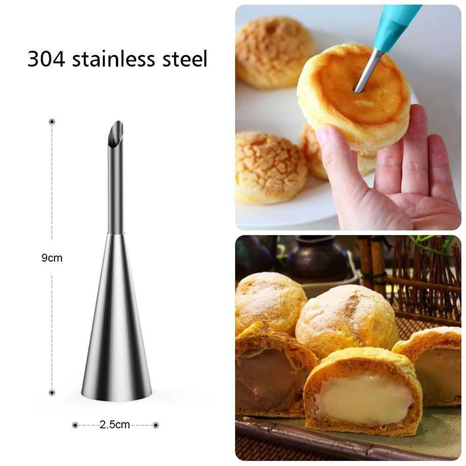 66Pcs/Set Cake Decorating Tools Piping Nozzle Tips Bags Reusable TPU Pastry Bags Stainless Steel Icing Tips Baking Supplies