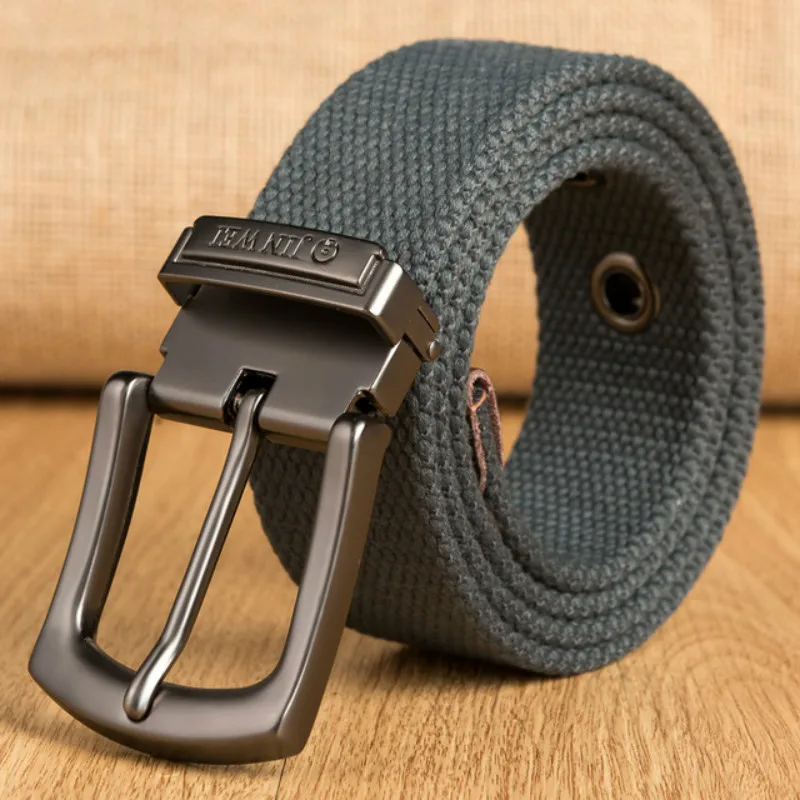 Canvas Belt Men Army Tactical Belts Selling Man Outdoor Sport Simple Practical Weave Nylon Canvas Cowboy Pants Belt