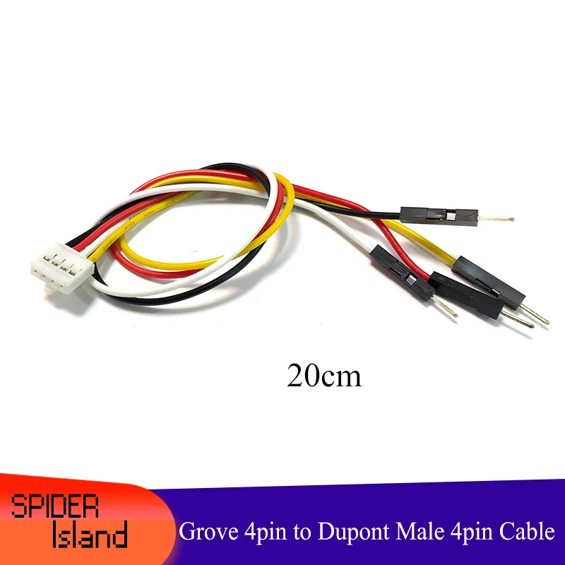 JST Terminal Cbale wire Grove to 4pin Dupont Connector Male 20 cm Cable 5 Installed winding