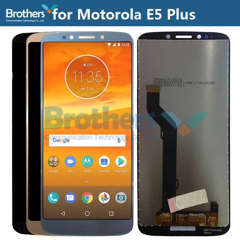 

ЖК-дисплей для Motorola Moto E5 Plus, сенсорный экран, дигитайзер для Motorola E5 Plus, ЖК-дисплей в сборе, Замена ЖК-экрана телефона, тест