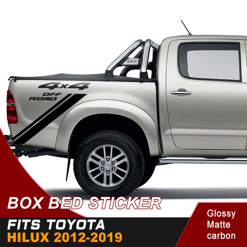 

Виниловая наклейка для автомобилей, 4 шт., для TOYOTA HILUX 2012 2013 2014 2015 2016 2017 2018 2019