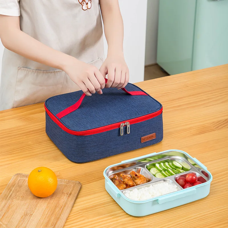 Portable Cooler Bag Ice Pack Lunch Box Insulation Package Insulated Thermal Food Picnic Bags Pouch For Women Girl Kids Children