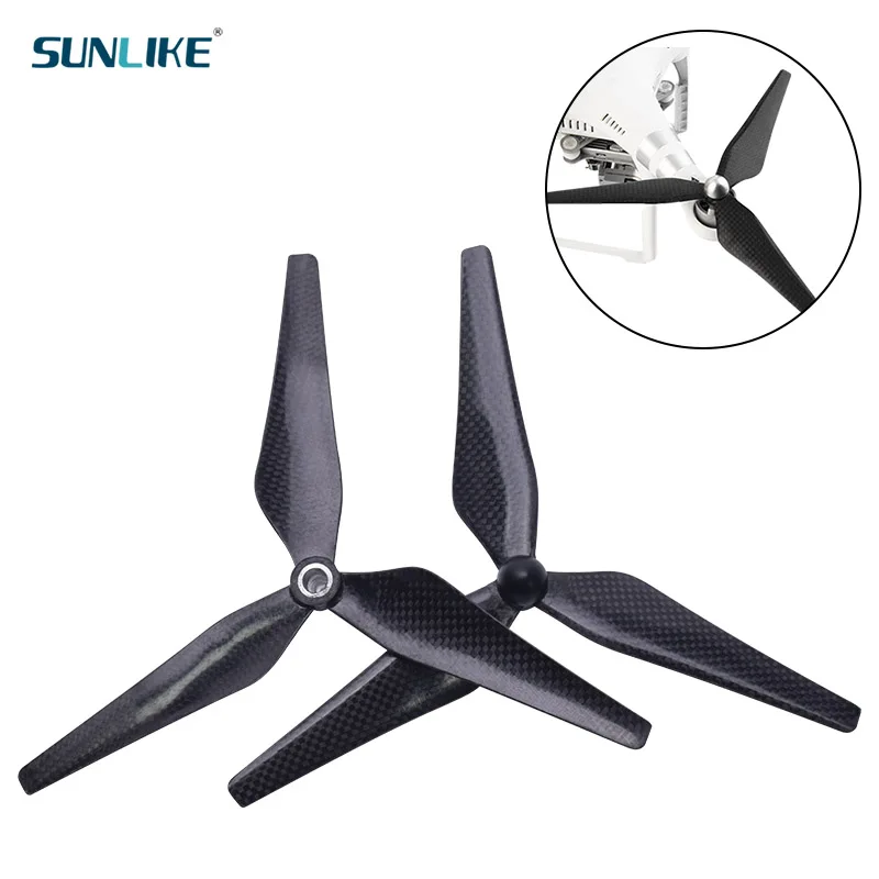 2pcs 3-blade 6033  6 inch 9450 9 inch self-locking 3K carbon fiber Propeller FOR Mini 200 250 280 300 propeller aerial camera