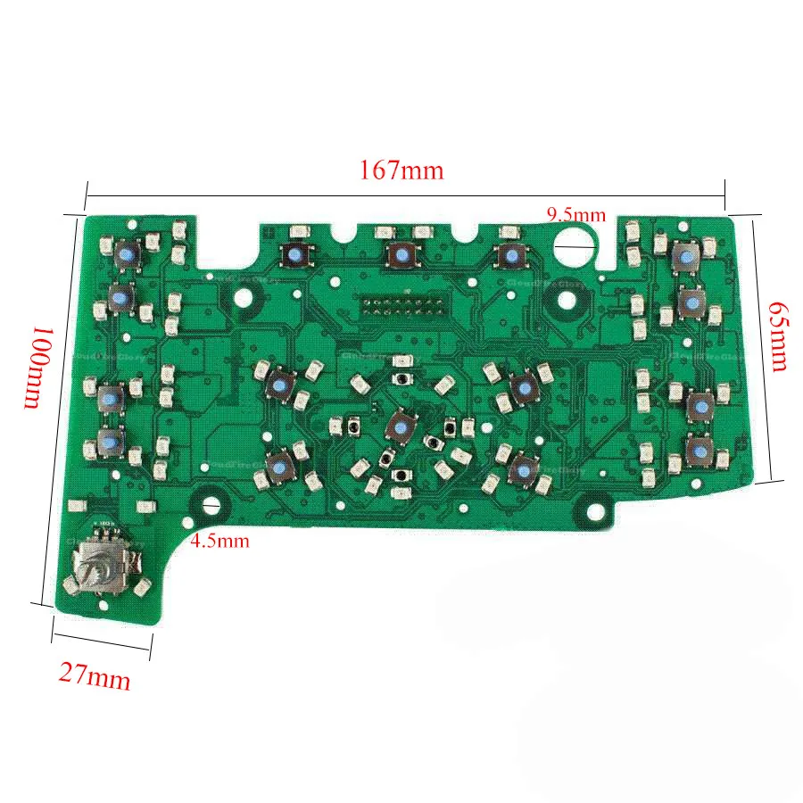 CloudFireGlory 4F1919611 4F1919610 MMI Multimedia Interface Control Panel Circuit Board with Nav LHD For Audi A6 Quattro C6 Q7