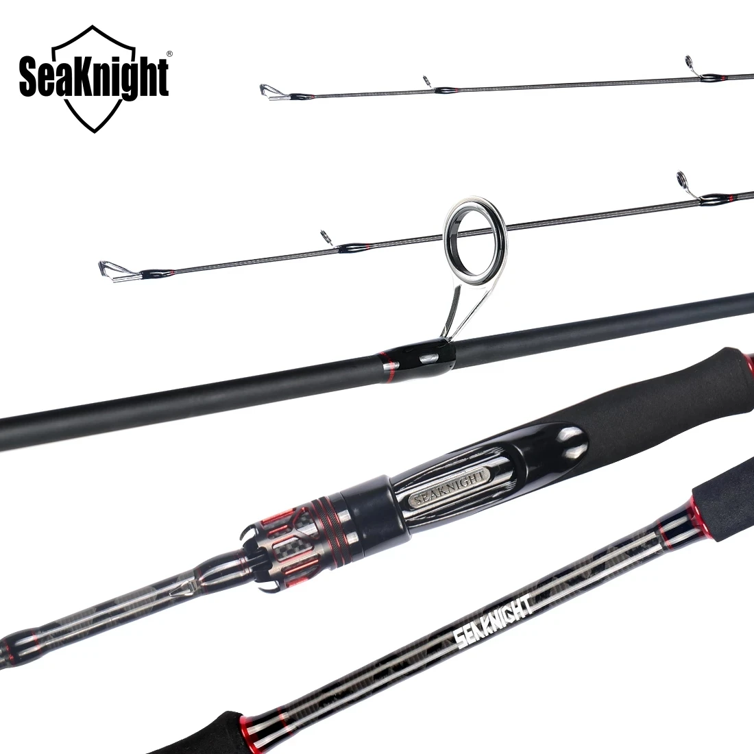 

SeaKnight Lure Rod Warg Series Carbon Fishing Rod Ceramic K-Guide 1.8M 1.98M 2.1M 2.4M Spinning Casting 2 Sections Sea Fishing