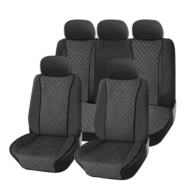 AUTOROWN Universal Car Seat Cover Four Seasons Automobiles Seat Covers Interior Accessories Auto Seat Cushion Protector Full Set