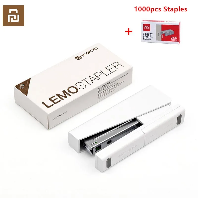 دباسة Youpin Kaco LEMO مع مساحة تخزين ثابتة، قاعدة سهلة الضغط غير قابلة للانزلاق لدراسة مدرسة الأعمال ورق المكتب