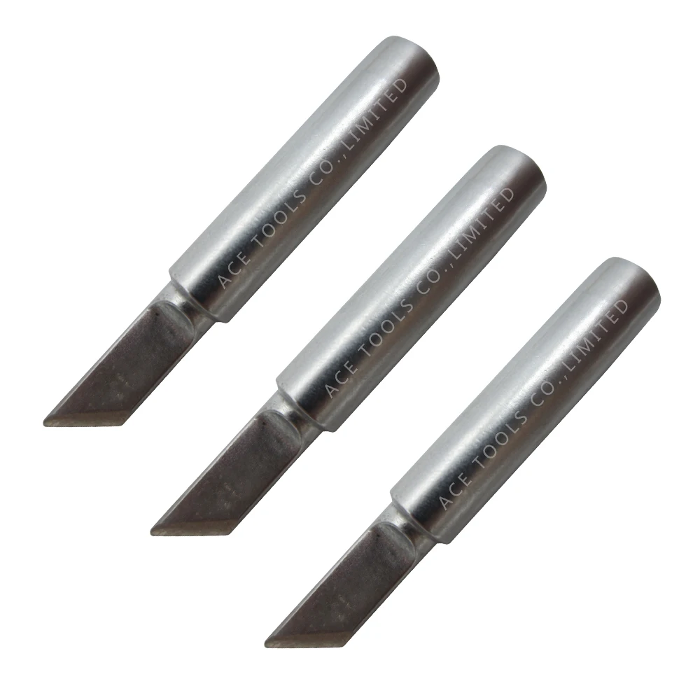 Soldering Tip 900M-T-K Knife 4.7mm for Hakko 936 907 Milwaukee M12SI-0 Radio Shack 64-053 Yihua 936X-Tronics 3020 Iron Bit