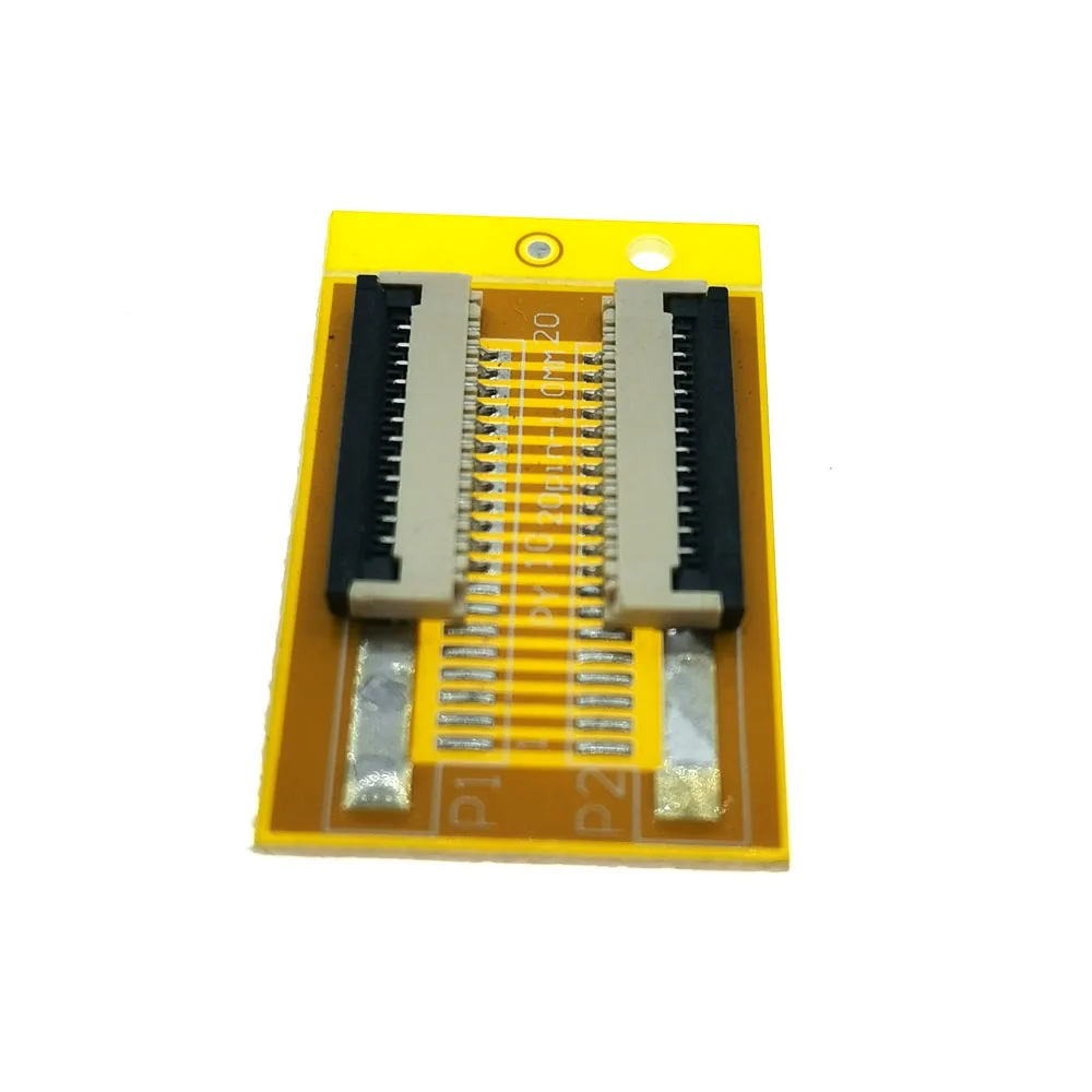 12 Pin 1.0mm FPC FFC PCB connector socket adapter board,12P flat cable extend for LCD screen interface