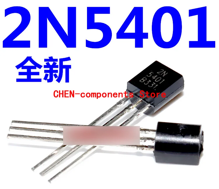 100Pcs Brand Nieuwe Originele 2N5401 To-92 Pnp Rechte Insert Triode