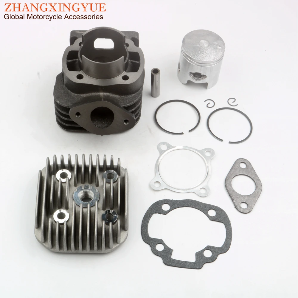 Scooter 70cc Big Bore Cylinder Kit & Head & Piston for Adly Rapido 50cc AC 47mm / 10mm 2-Stroke Engine Parts