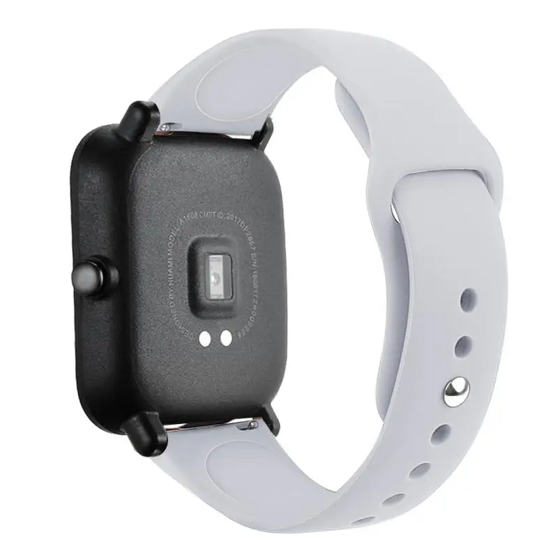 20Mm/22Mm Siliconen Band Voor Amazfit Gts 3/2/2e/GTS2 Mini/Gtr 42Mm/47Mm/Gtr 3/3 Pro/2/2e Sport Horloge Armband Amazfit Bip Band